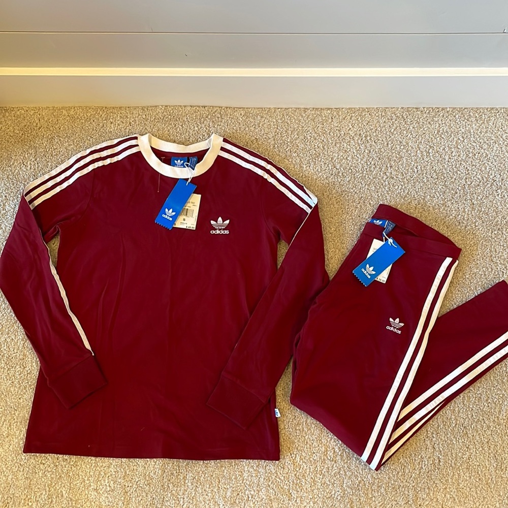 NWT Adidas 3 Stripes Set
